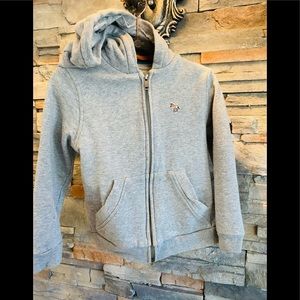 Paul Smith Junior 🦓 Zip Up Grey Hoodie